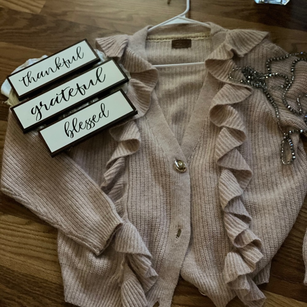 Beautiful blush cardigan